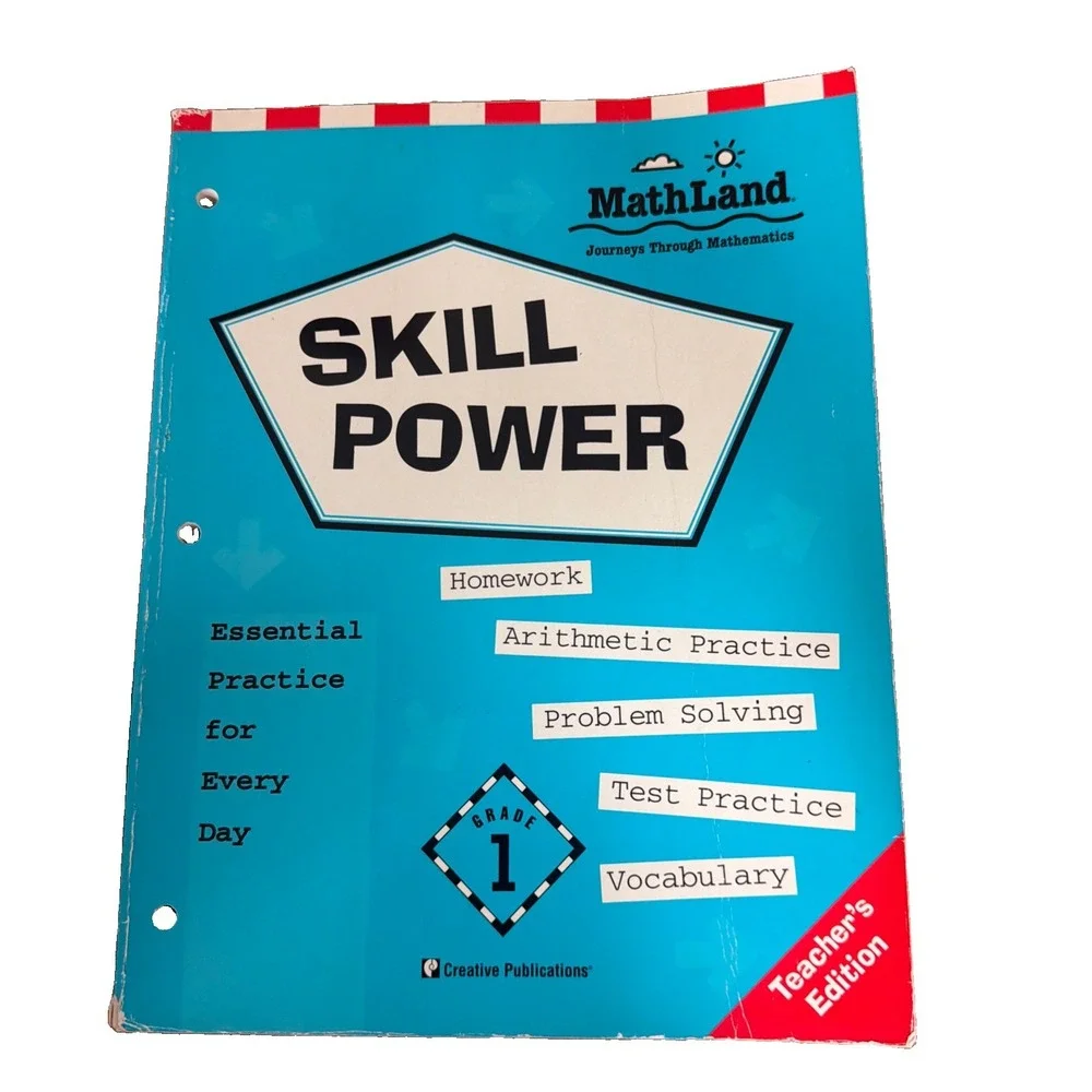 Skill Power MathLand Grade 1 Essential Practice Teacher Edition 0762204559 LN